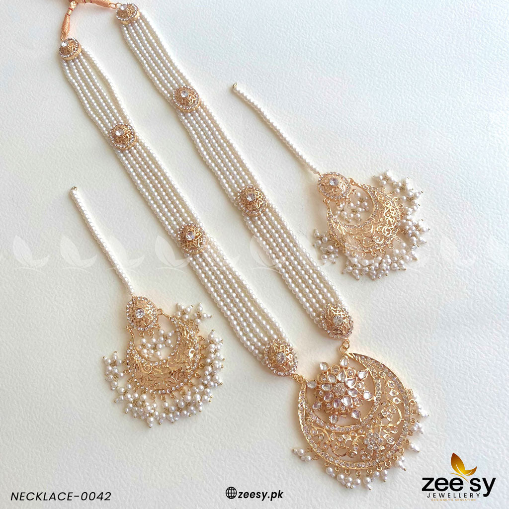 Mala Necklace-0042 Golden