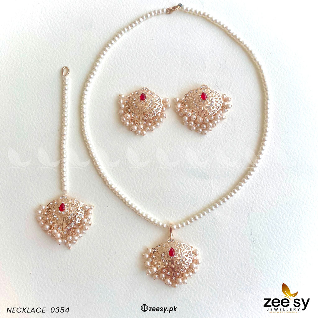 Necklace-0354 Red