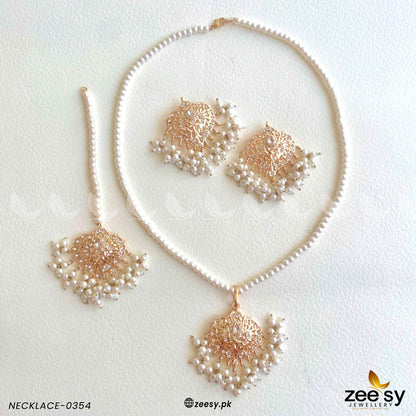 Necklace-0354 White