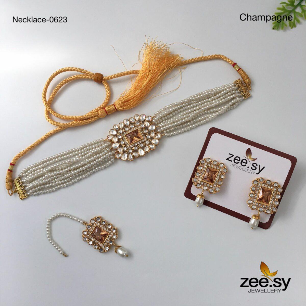Necklace-0623 Champagne
