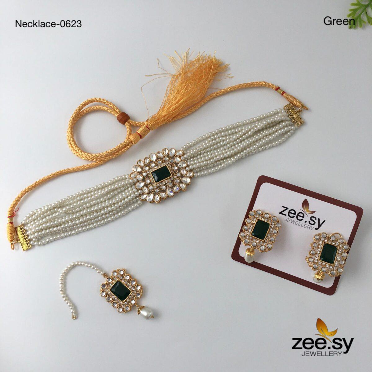 Necklace-0623 Green