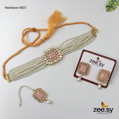 Necklace-0623 Pink