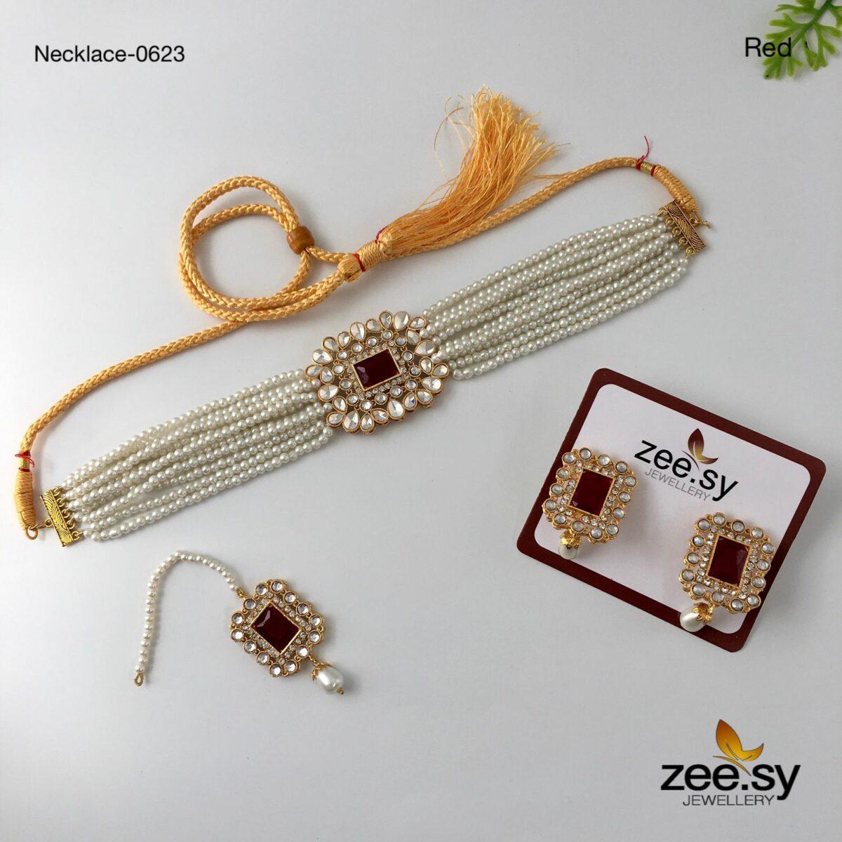 Necklace-0623 Red