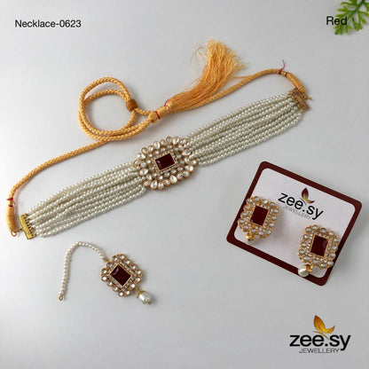 Necklace-0623 Red
