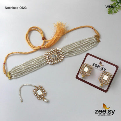 Necklace-0623 White