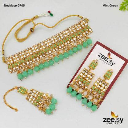 Necklace-0705 Mint Green