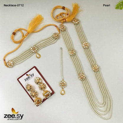 Mala Necklace-0712 Pearl