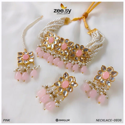 Necklace-0836 Pink