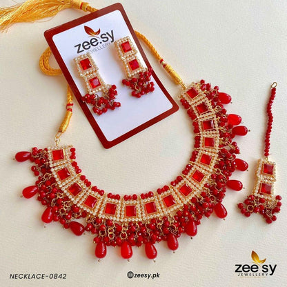 Necklace-0842 Red