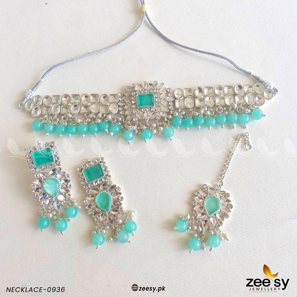 Necklace-0936 Mint Green