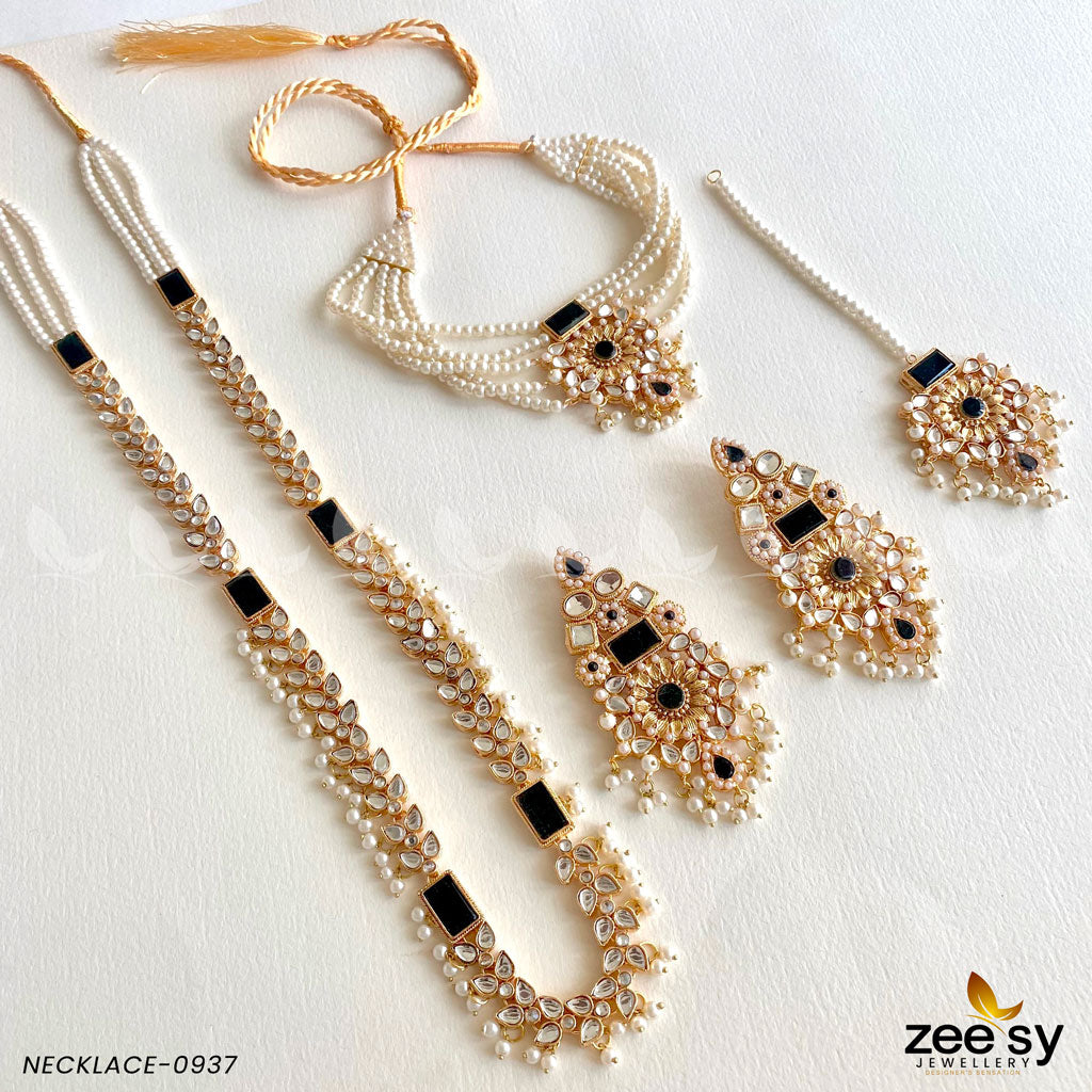 Mala Necklace-0937 Black