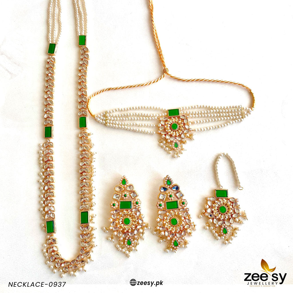 Mala Necklace-0937 Green