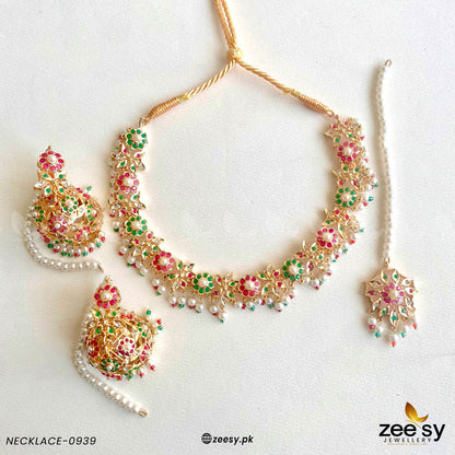 Necklace-0939 Red & Green