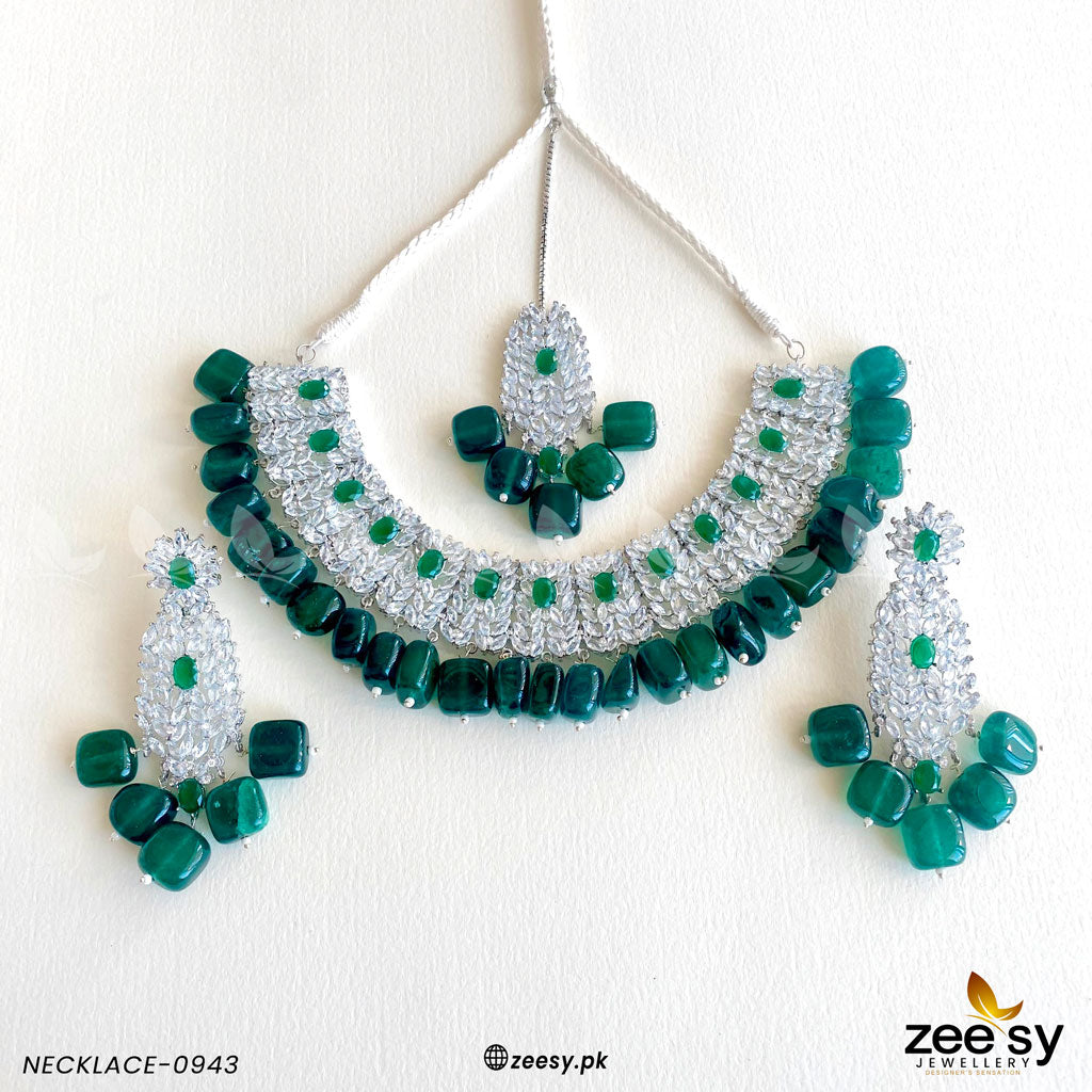 Necklace-0943 Emerald Green