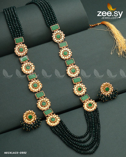 Mala Necklace-0944 Green