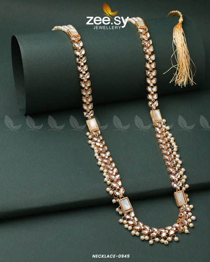 Mala Necklace-0945 White