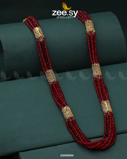 Mala Necklace-0967 Red