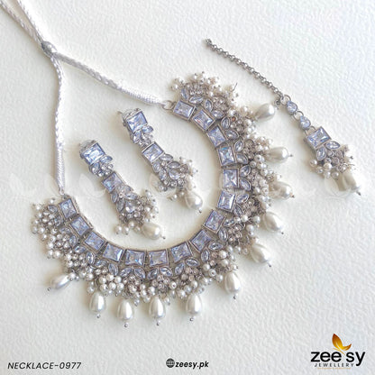 Necklace-0977 White