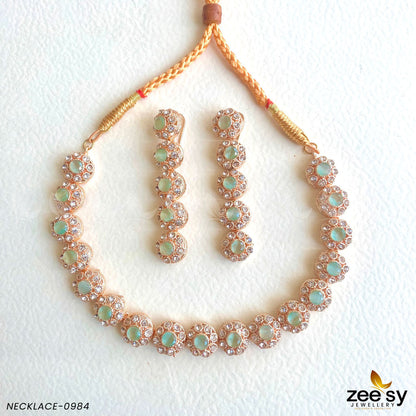 Necklace-0985 Mint Green