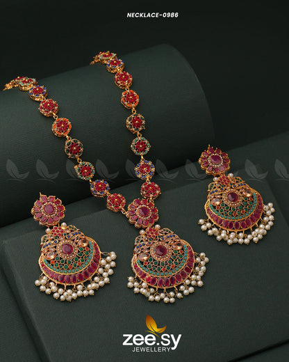 Mala Necklace-0986 Rubi