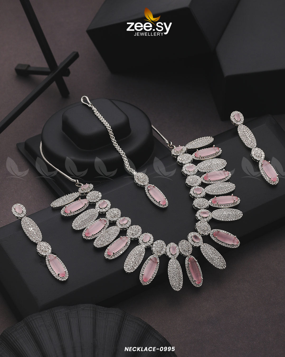 Necklace-0995 Pink