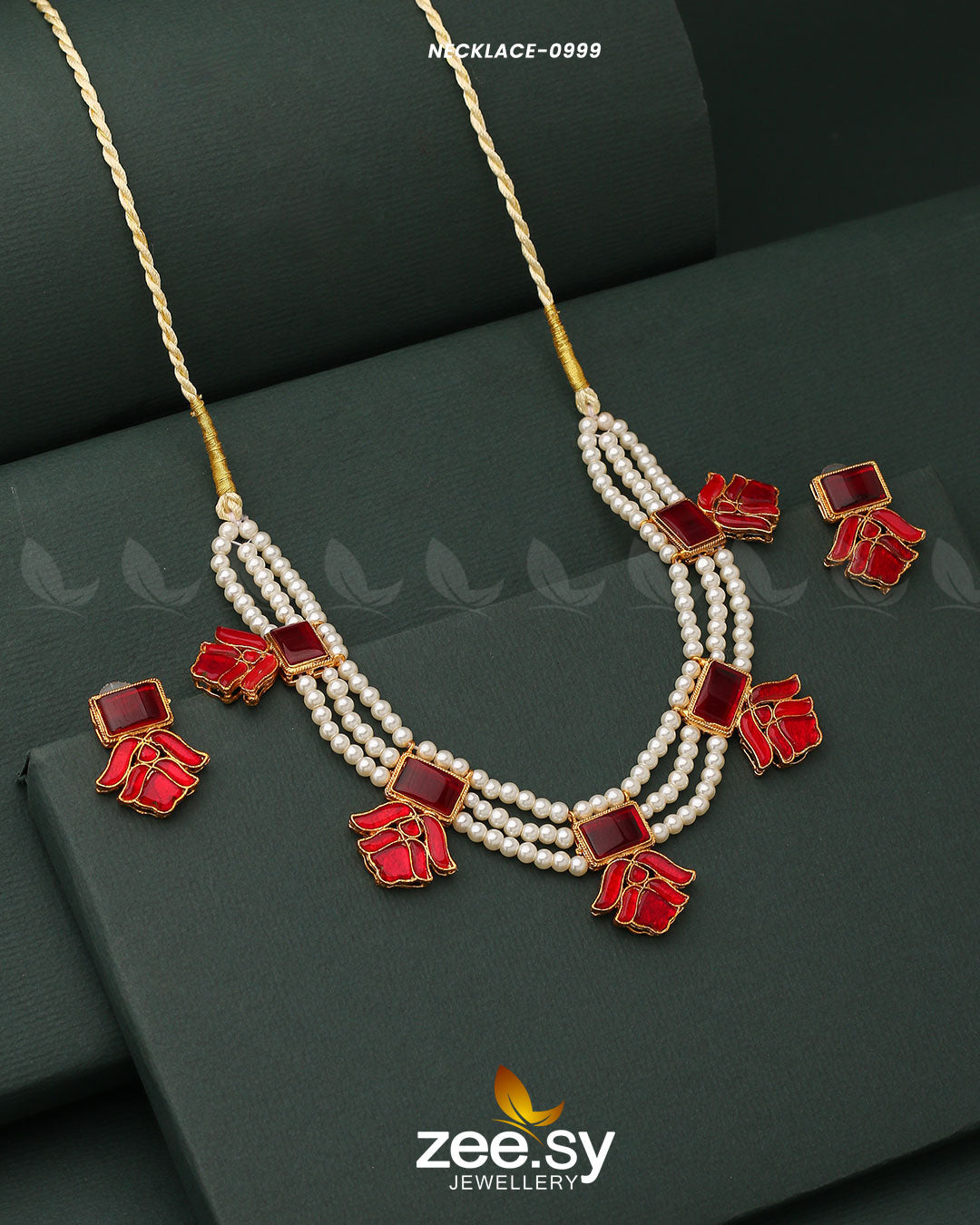 Necklace-0999 Red
