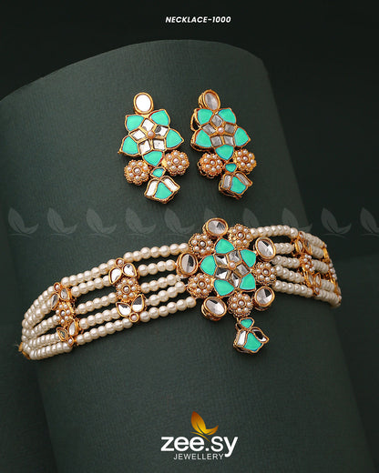 Necklace-1000 Mint Green