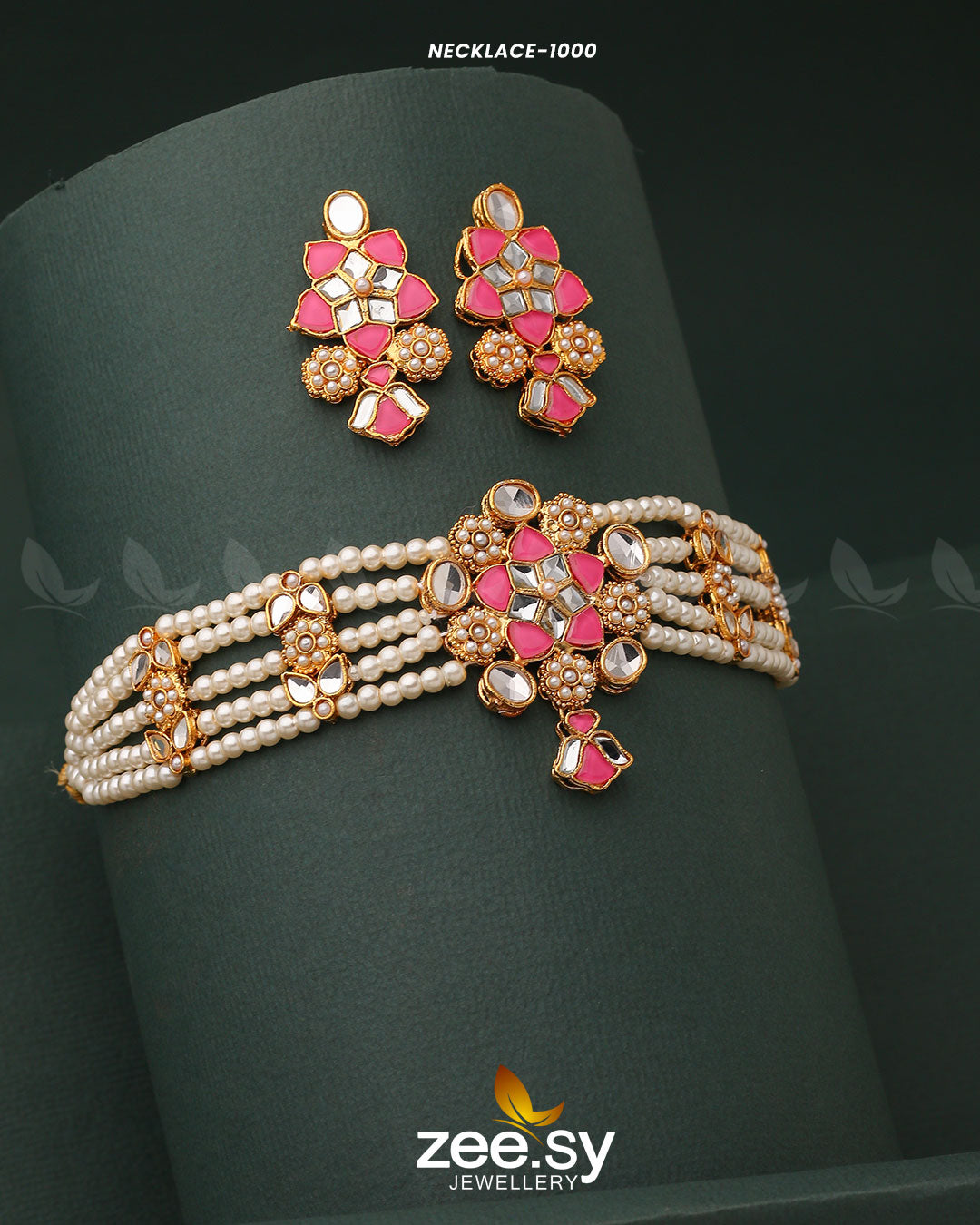 Necklace-1000 Pink