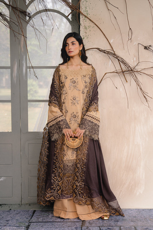Saira Rizwan | Winter 2024 | NERIA-SRW24-07 XS Beige Karandi