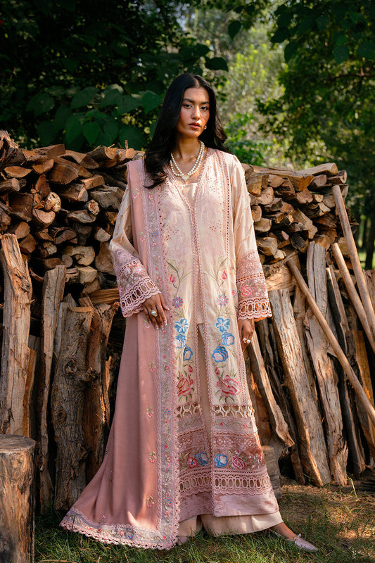 Saira Rizwan | Winter 2024 | LANA-SRW24-03 XS Peach Karandi