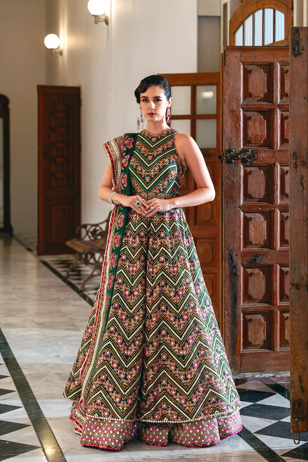 Saira Rizwan | Naqsh Festive | SRN24-06 Penelope - Pakistani Designer Dress - by Saira Rizwan | Type: Bridal - 100% Original at Saira Sultan