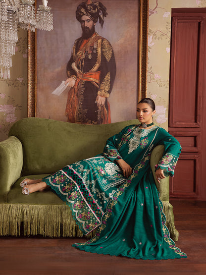 Mahnur | Nova Khaddar 25 | NK - 09 - Pakistani Designer Dress - by Mahnur - Type : Ladies Clothes - 100% Original at Saira Sultan