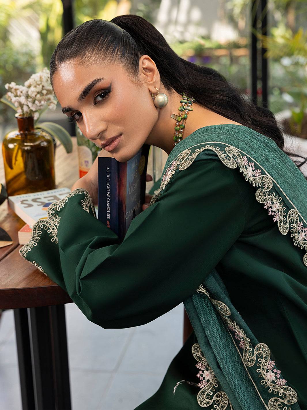 Izel | Meadow Muse Embroidered Lawn 25 | NOORE - Pakistani Designer Dress - by Izel | Type: Ladies Clothes - 100% Original at Saira Sultan