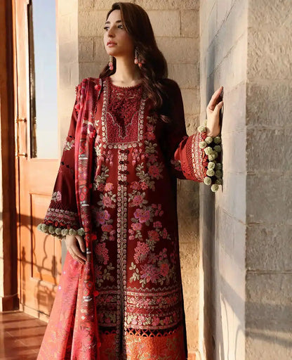 Republic Womenswear | Noemei Luxury Shawl 23 | NWU23-D7-B - Pakistani Designer Dress - by Republic Womenswear | Type: Luxury - 100% Original at Saira Sultan