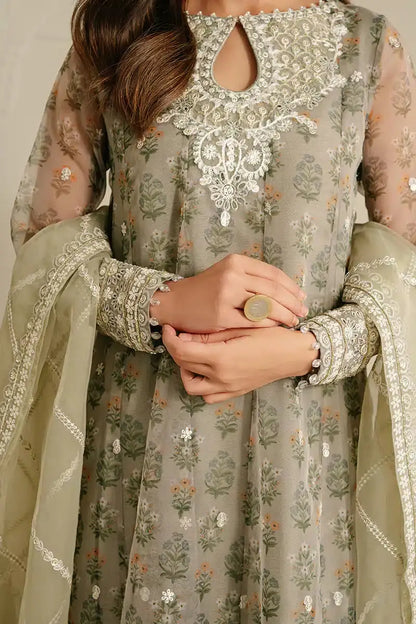 Cross Stitch | Wedding Festive 23 | RELIC FOSSIL - Pakistani Designer Dress - by Cross Stitch | Type: Formal - 100% Original at Saira Sultan