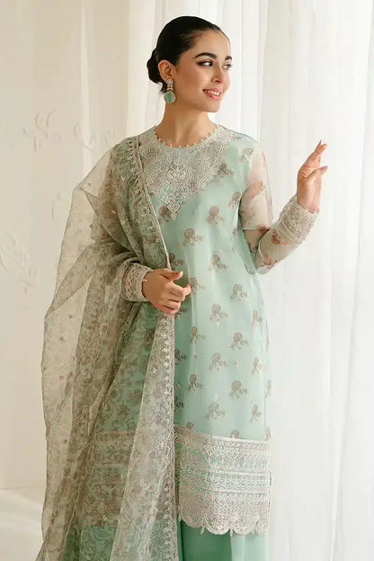 Cross Stitch | Wedding Festive 23 | PRISTINE MINT - Pakistani Designer Dress - by Cross Stitch | Type: Formal - 100% Original at Saira Sultan