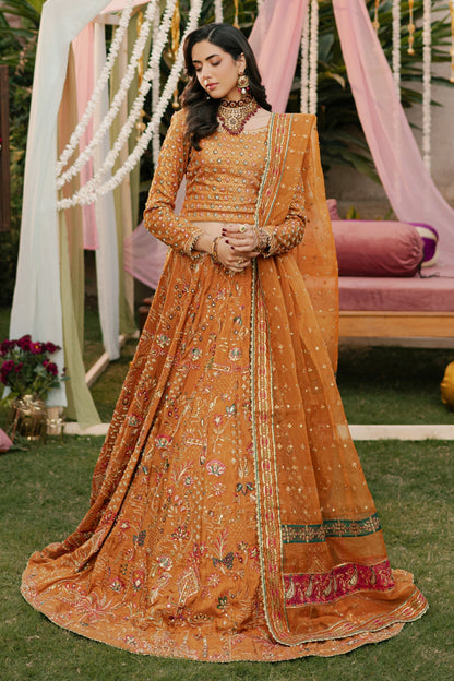 Naqshi | Ghar Ki Shadi | Romanvi XS Bronze Indian Raw Silk