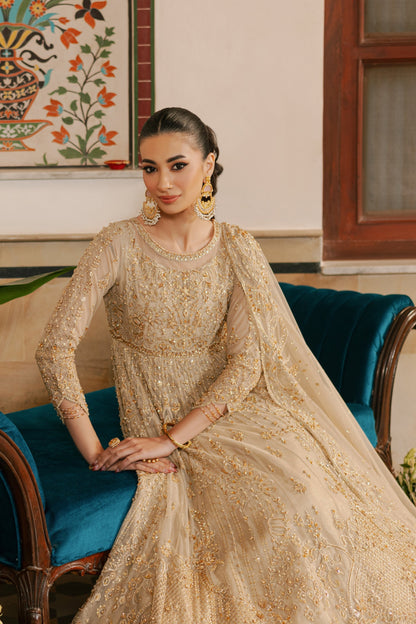 Naqshi | Ghar Ki Shadi | Maneha XL Champagne Hue Net