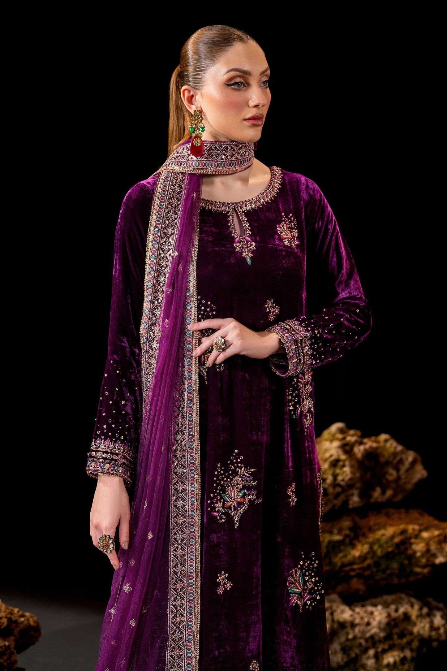 Naqshi | Makhmal 24 |  Rubayi - Pakistani Designer Dress - by Naqshi | Type: Ladies Clothes - 100% Original at Saira Sultan