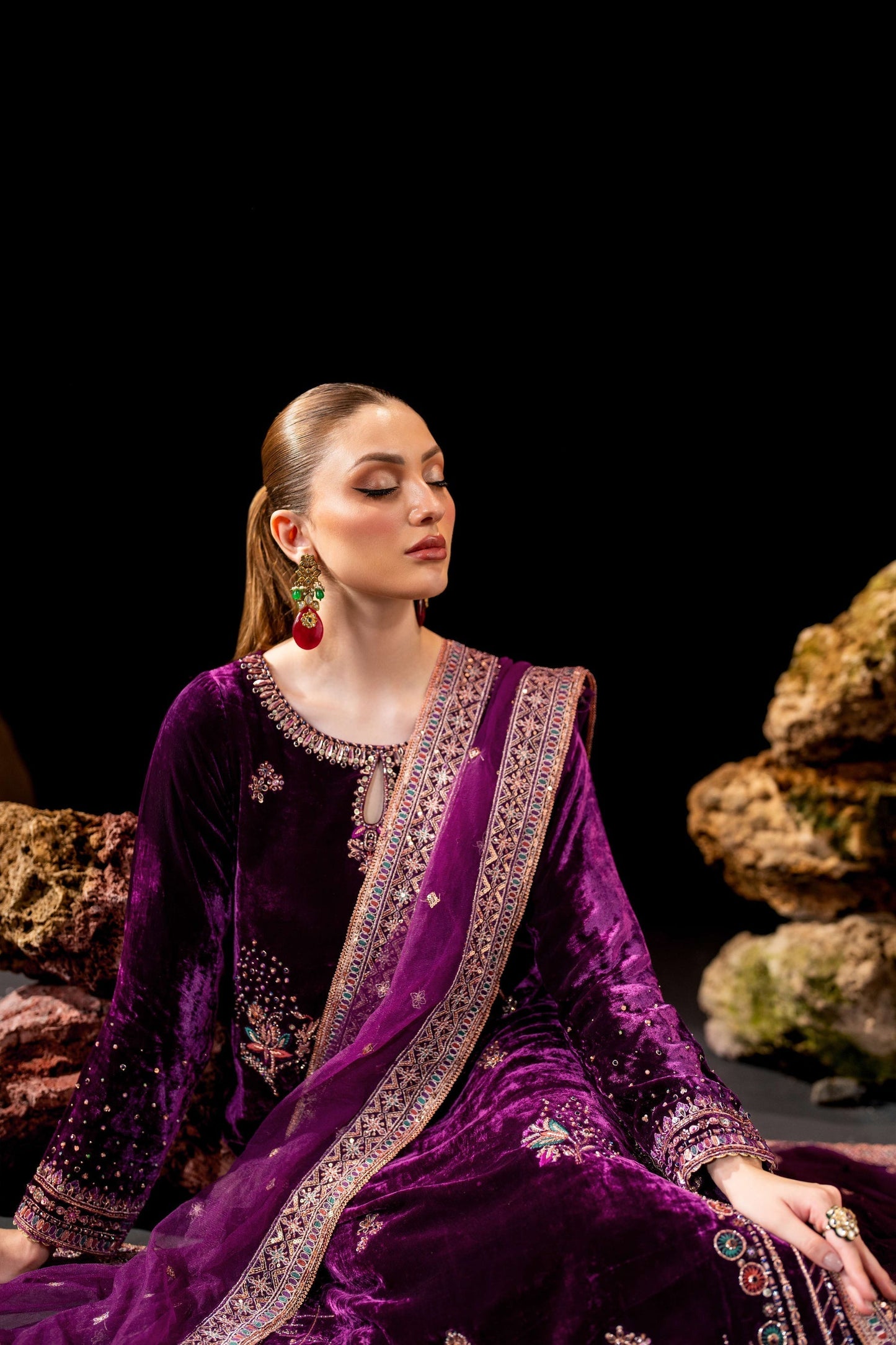Naqshi | Makhmal 24 |  Rubayi - Pakistani Designer Dress - by Naqshi | Type: Ladies Clothes - 100% Original at Saira Sultan
