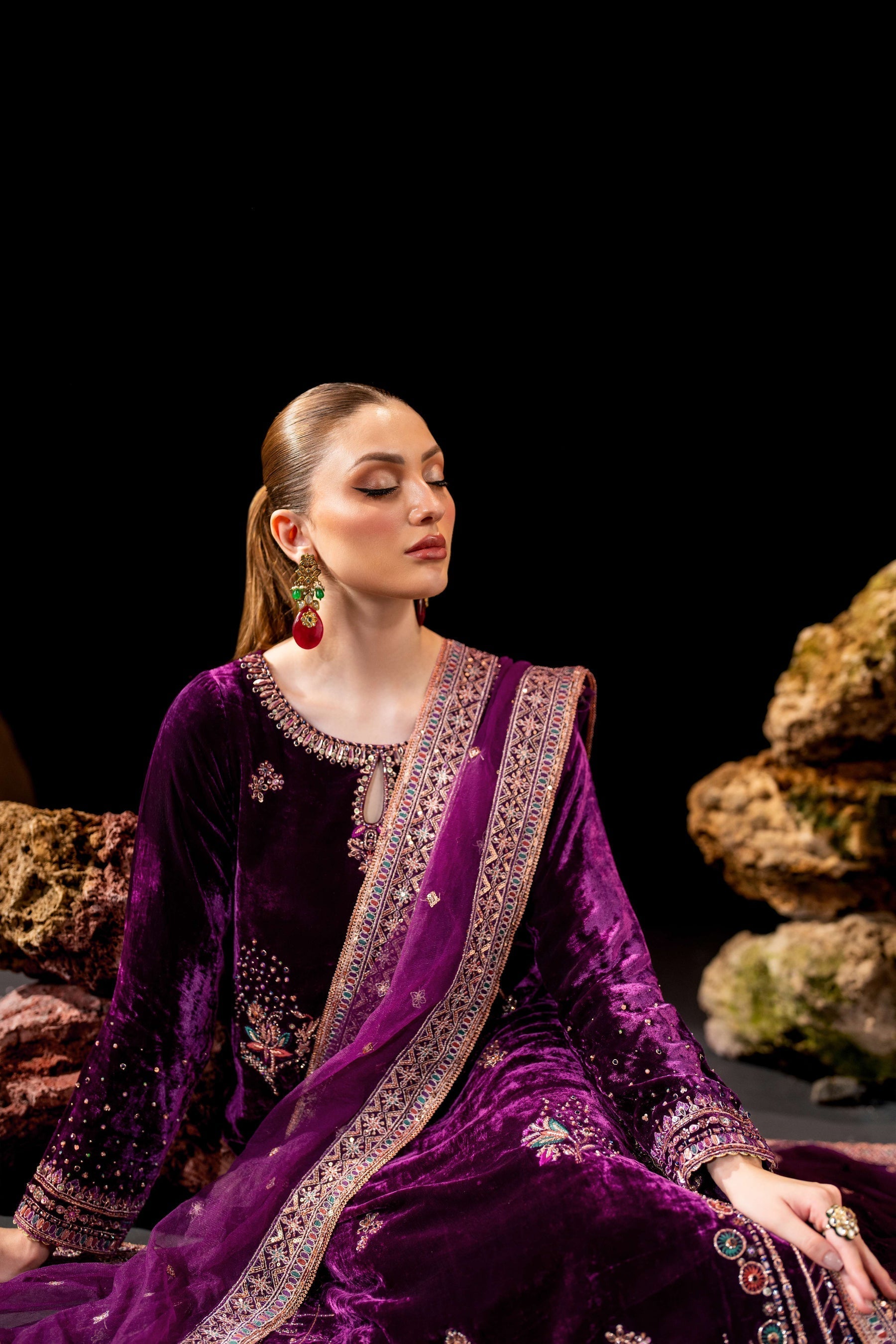 Naqshi | Makhmal 24 |  Rubayi - Pakistani Designer Dress - by Naqshi | Type: Ladies Clothes - 100% Original at Saira Sultan