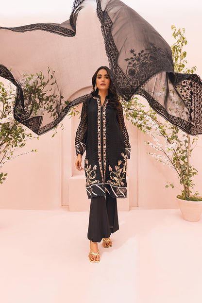 Sana Abbas | Luxury Pret | Naza S Black Organza