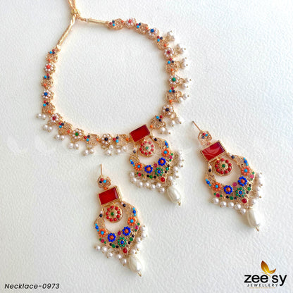 Necklace-0973 Red
