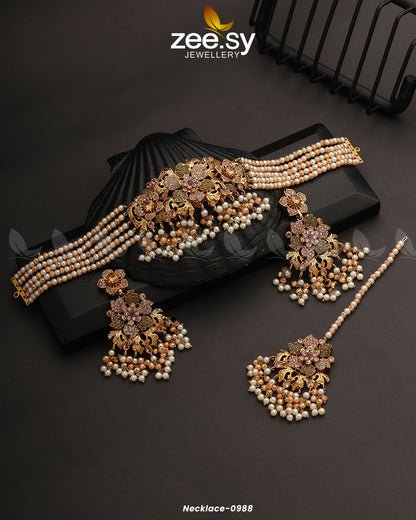 Necklace-0988 Champagne