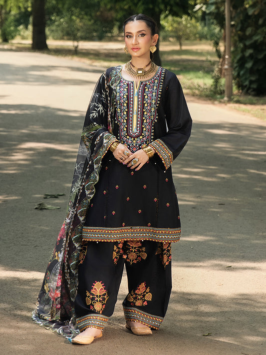 Hemstitch | The Garden Lawn | Night Jasmine - Pakistani Designer Dress - by Hemstitch - Type : Ladies Clothes - 100% Original at Saira Sultan