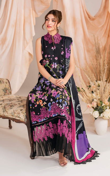 Asifa and Nabeel | Winter Meraki 24 | Nocturne-MW-10 - Pakistani Designer Dress - by Asifa and Nabeel | Type: Ladies Clothes - 100% Original at Saira Sultan
