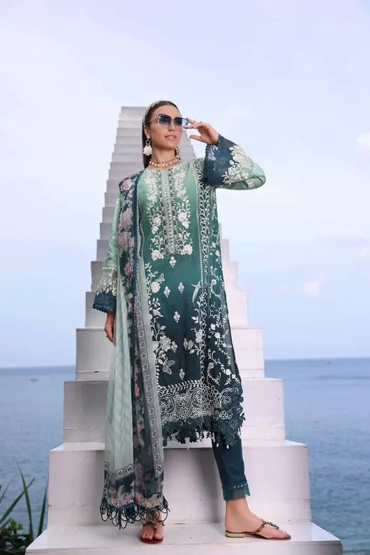 Noor by Saadia Asad | Luxe Printkari 24 | D2-A - Pakistani Designer Dress - by Noor by Saadia Asad | Type: Luxury - 100% Original at Saira Sultan