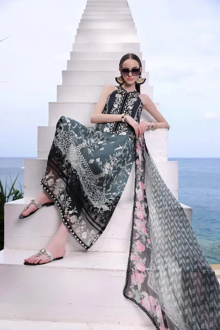 Noor by Saadia Asad | Luxe Printkari 24 | D2-B - Pakistani Designer Dress - by Noor by Saadia Asad | Type: Luxury - 100% Original at Saira Sultan