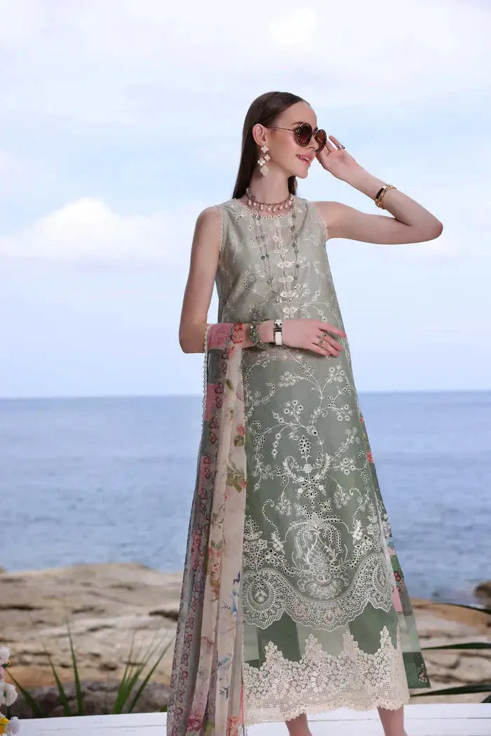 Noor by Saadia Asad | Luxe Printkari 24 | D1-A - Pakistani Designer Dress - by Noor by Saadia Asad | Type: Luxury - 100% Original at Saira Sultan