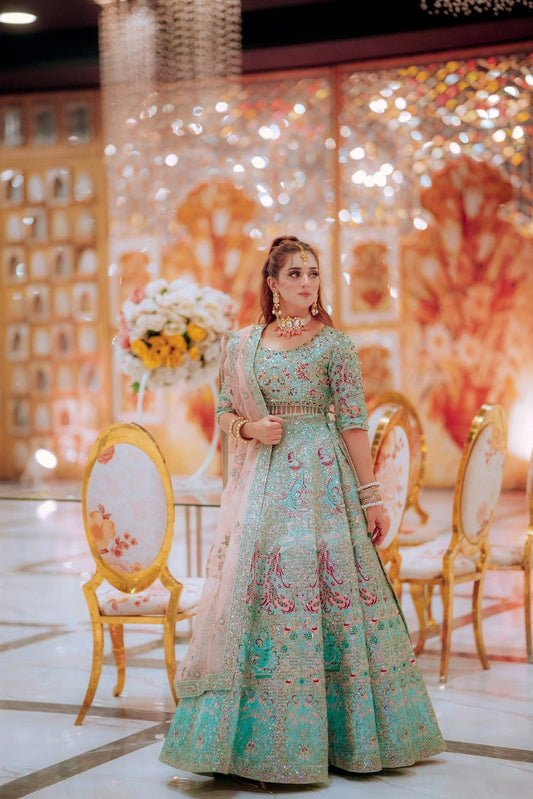 Waqas Shah | Nur Jahan | JANNAT MIRZA - Pakistani Designer Dress - by Waqas Shah | Type: Formal - 100% Original at Saira Sultan